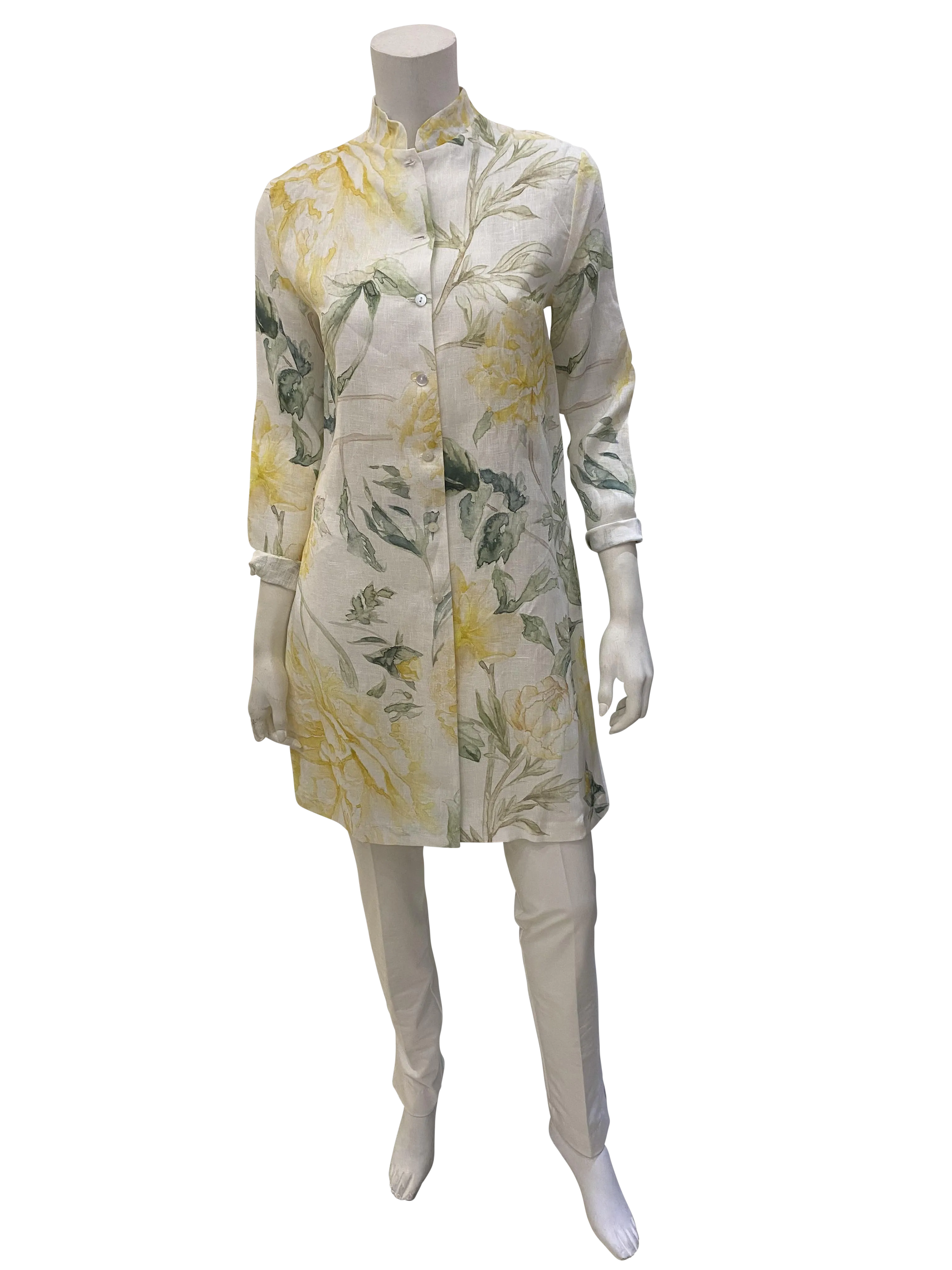 Wendy Tunic in Linen - Print